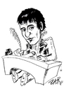 Cartoon: HEINRICH VON KLEIST (small) by johnxag tagged heinrich,von,kleist