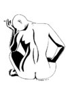Cartoon: thoughts before death (small) by johnxag tagged thinking,thoughts,johnxag