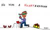 Cartoon: He Was a Heartbreaker (small) by Rudd Young tagged ruddyoung,heartbreaker,love,funny