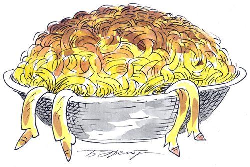 Cartoon: PASTA (medium) by ErenburgBoris tagged pizzapitch