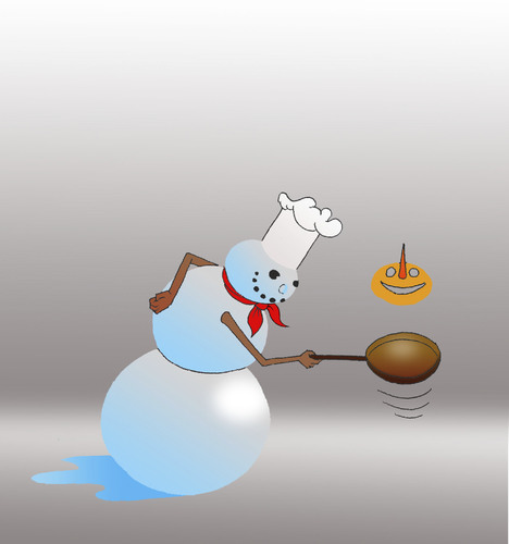 Cartoon: 3 Star Chef... (medium) by berk-olgun tagged star,chef