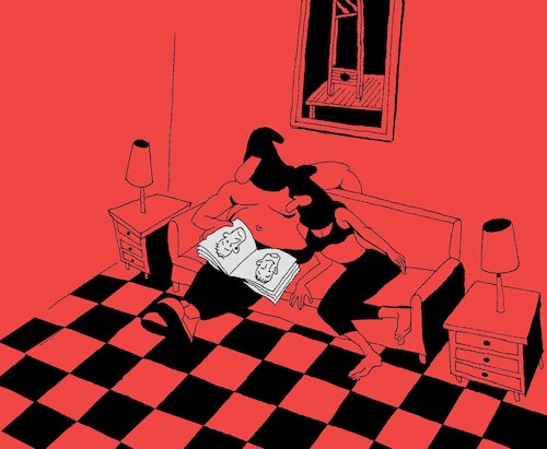 Cartoon: Album... (medium) by berk-olgun tagged album