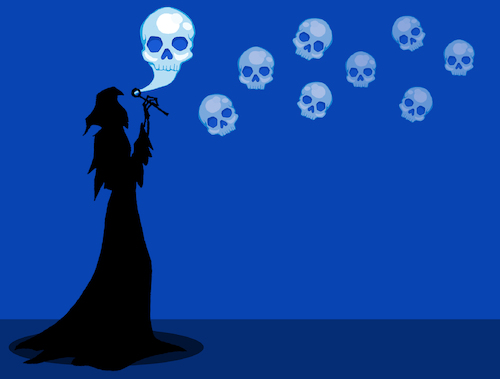 Cartoon: Angel of Death... (medium) by berk-olgun tagged angel,of,death