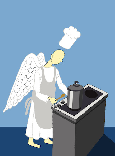 Cartoon: Angle Chef... (medium) by berk-olgun tagged angle,chef