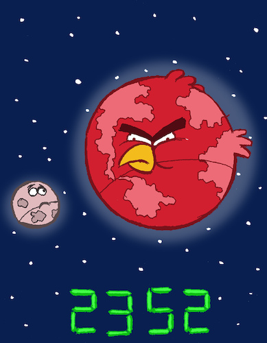Cartoon: Angry Bird... (medium) by berk-olgun tagged angry,bird