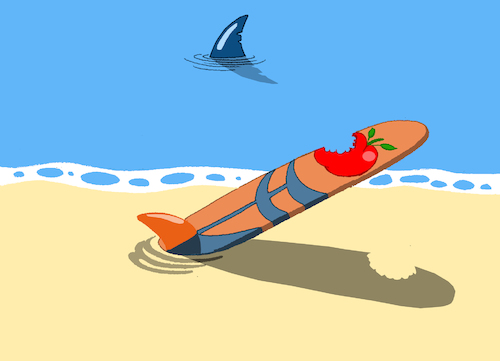 Cartoon: Apple... (medium) by berk-olgun tagged apple