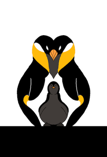 Cartoon: Baby Penguin... (medium) by berk-olgun tagged baby,penguin