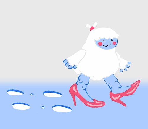 Cartoon: Baby Yeti... (medium) by berk-olgun tagged baby,yeti