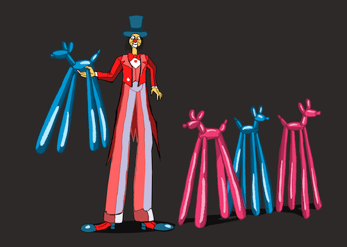 Cartoon: Balloon Dog... (medium) by berk-olgun tagged balloon,dog