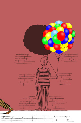 Cartoon: Balloon Seller... (medium) by berk-olgun tagged balloon,seller