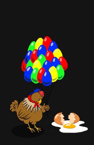 Cartoon: Balloon Seller... (medium) by berk-olgun tagged balloon,seller