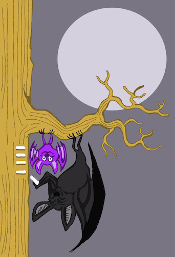 Cartoon: Bat... (medium) by berk-olgun tagged bat