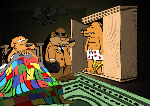Cartoon: Bear Trap... (medium) by berk-olgun tagged bear,trap