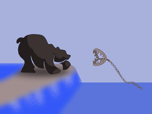 Cartoon: Bear Trap... (medium) by berk-olgun tagged bear,trap