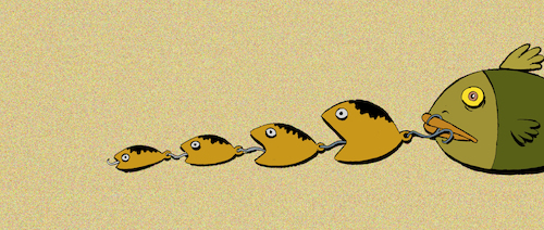 Cartoon: Big Fish... (medium) by berk-olgun tagged big,fish
