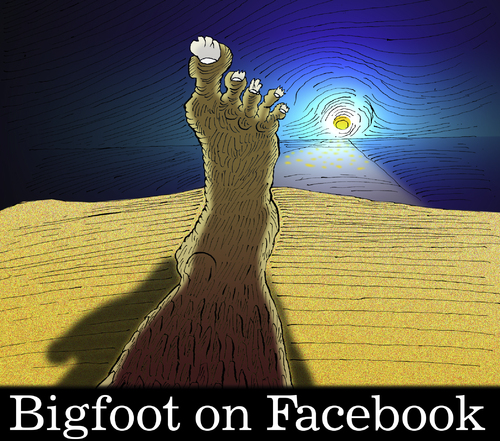 Cartoon: Bigfoot... (medium) by berk-olgun tagged bigfoot