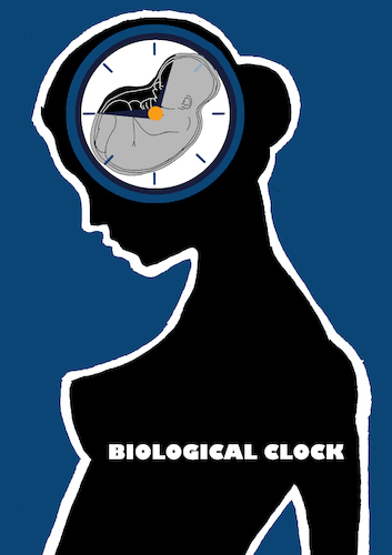 Cartoon: Biological Clock... (medium) by berk-olgun tagged biological,clock