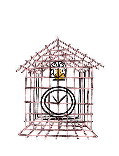 Cartoon: Bird Cage... (medium) by berk-olgun tagged bird,cage