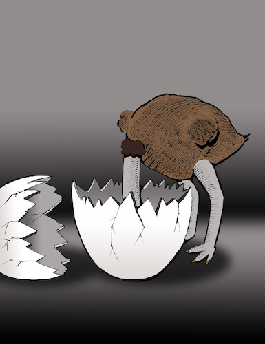 Cartoon: Birth... (medium) by berk-olgun tagged birth