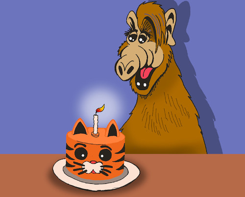 Cartoon: Birthday... (medium) by berk-olgun tagged birthday