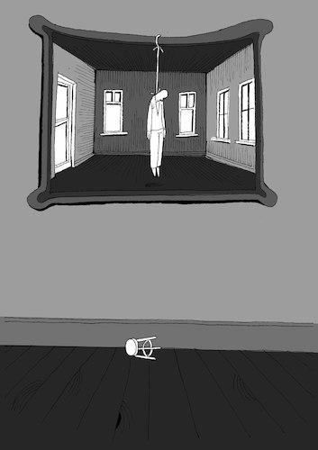 Cartoon: Black Humour... (medium) by berk-olgun tagged black,humour