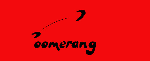 Cartoon: Boomerang... (medium) by berk-olgun tagged boomerang