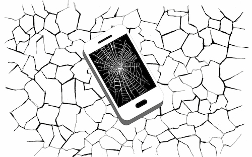 Cartoon: Broken Phone... (medium) by berk-olgun tagged broken,phone