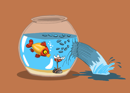Cartoon: Broken Window... (medium) by berk-olgun tagged broken,window