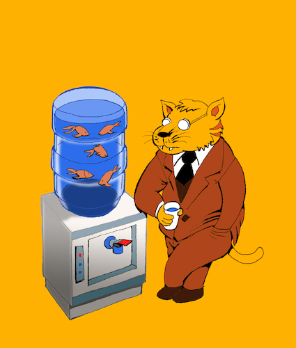 Cartoon: Businesscat... (medium) by berk-olgun tagged businesscat