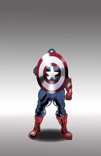 Cartoon: Captain America... (medium) by berk-olgun tagged captain,america