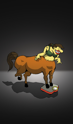 Cartoon: Centaur Woman... (medium) by berk-olgun tagged centaur,woman