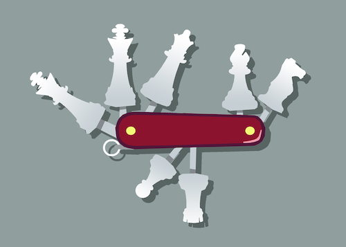 Cartoon: Chess is Life... (medium) by berk-olgun tagged chess,is,life