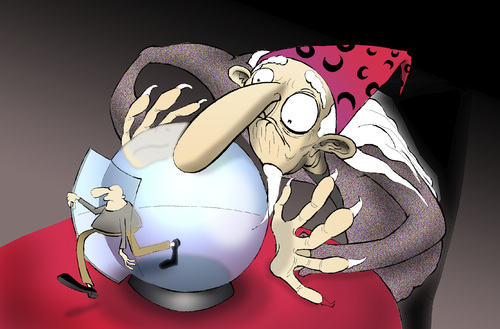 Cartoon: Crystal Ball... (medium) by berk-olgun tagged crystal,ball