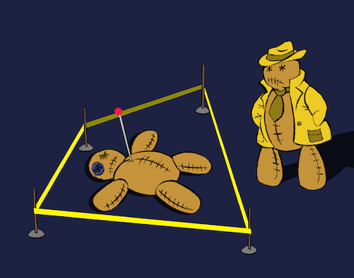 Cartoon: CSI... (medium) by berk-olgun tagged csi