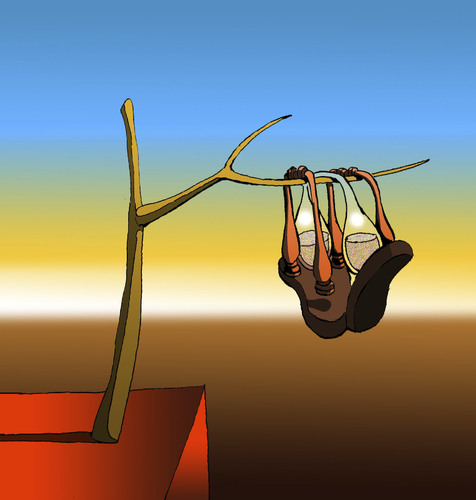 Cartoon: Dali Sandwatch... (medium) by berk-olgun tagged sandwatch,dali