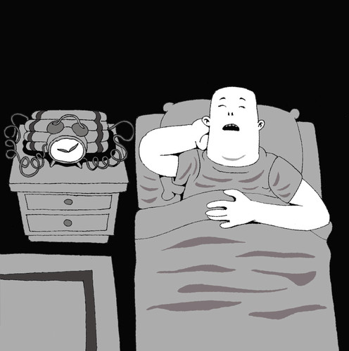 Deep Sleep... By berk-olgun | Media & Culture Cartoon | TOONPOOL