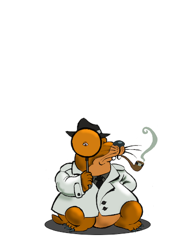 Cartoon: Detective Groundhog... (medium) by berk-olgun tagged detective,groundhog