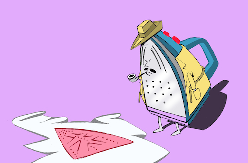 Cartoon: Detective Iron... (medium) by berk-olgun tagged detective,iron
