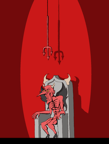 Cartoon: Devil Fork... (medium) by berk-olgun tagged devil,fork