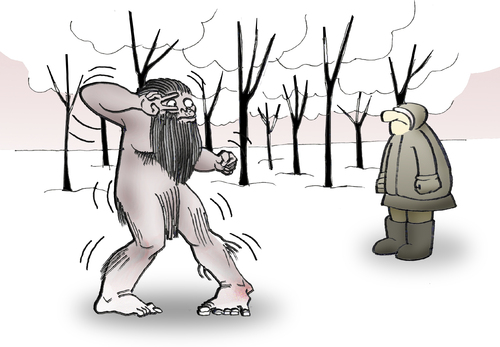 Cartoon: Disappointment.. (medium) by berk-olgun tagged yeti