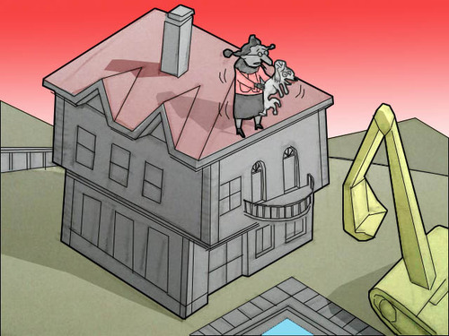 Cartoon: Disaster of the Villa.. (medium) by berk-olgun tagged disaster,of,the,villa
