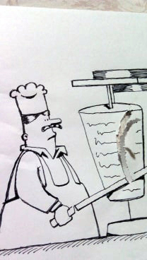 Cartoon: Doner Master... (medium) by berk-olgun tagged doner,master