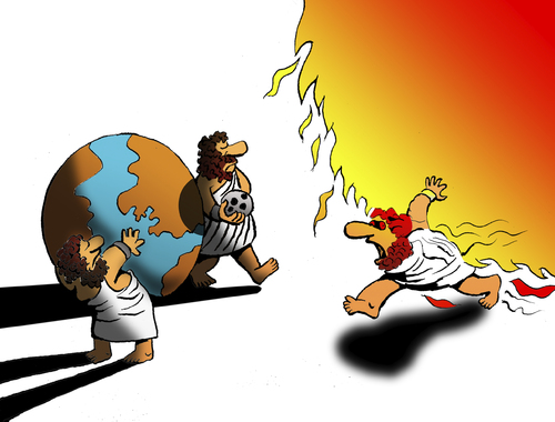 Cartoon: Eclipse... (medium) by berk-olgun tagged eclipse