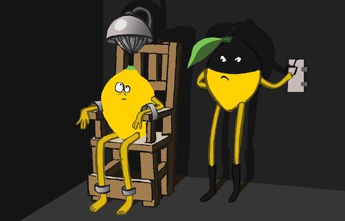 Cartoon: Electric Chair... (medium) by berk-olgun tagged electric,chair