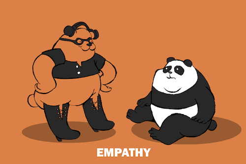 Cartoon: Empathy... (medium) by berk-olgun tagged empathy