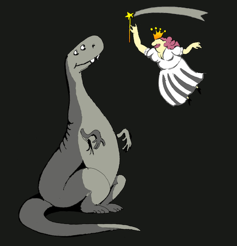 Cartoon: Fairytale... (medium) by berk-olgun tagged fairytale