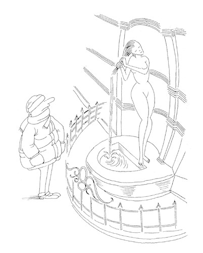 Cartoon: Fountain... (medium) by berk-olgun tagged fountain