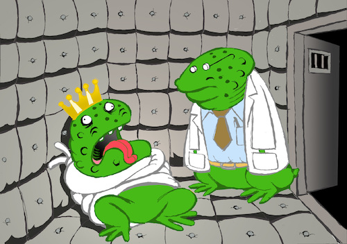 Cartoon: Frog Prince... (medium) by berk-olgun tagged frog,prince