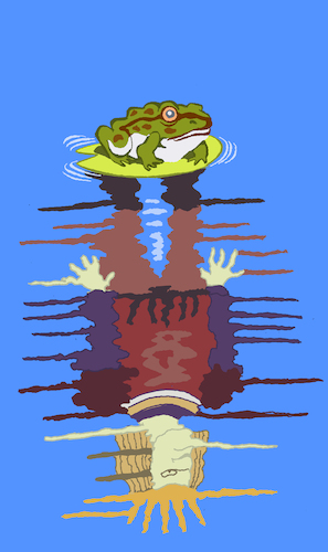 Cartoon: Frog Prince... (medium) by berk-olgun tagged frog,prince