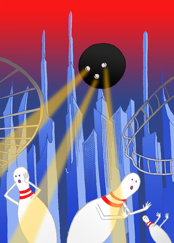 Cartoon: Future World... (medium) by berk-olgun tagged future,world